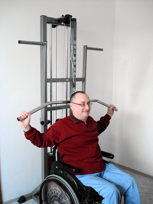 Bodytower für Rollstuhlfahrer